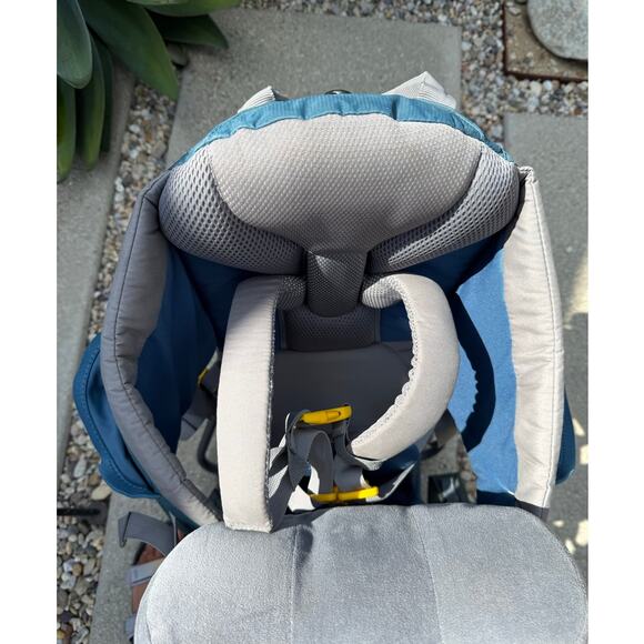 Deuter Kid Comfort 2 Aqua Blue Framed Child Carry Backpack Toddler Travel - Picture 5 of 11